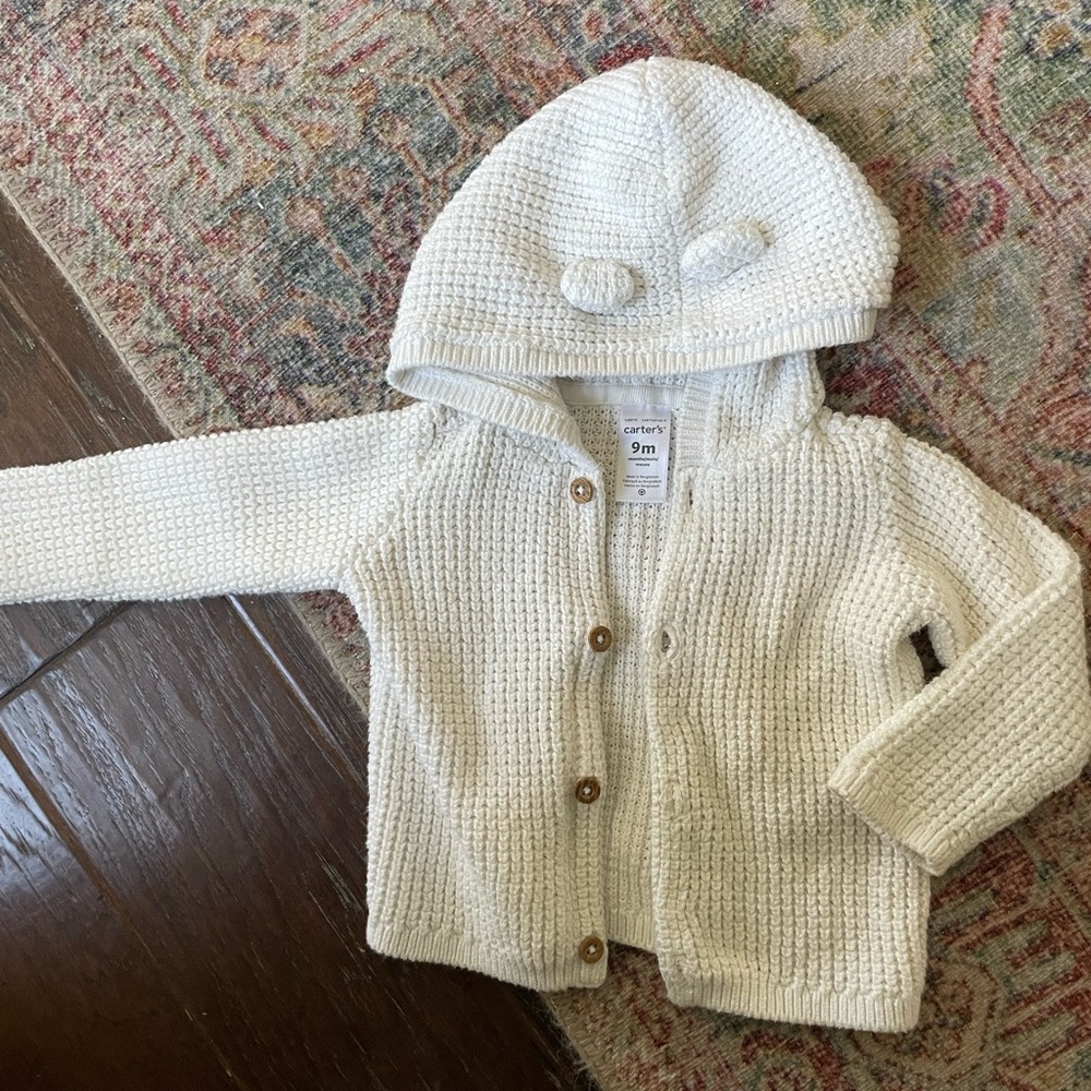 Carters bear cardigan